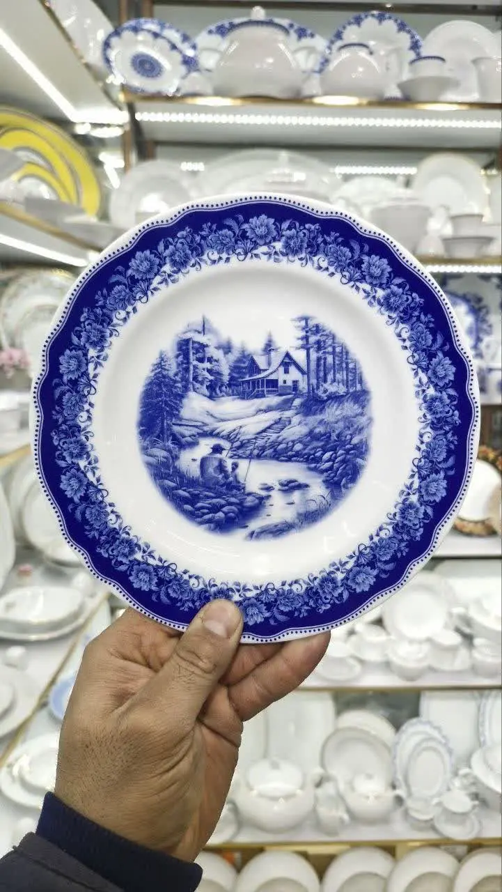 🍽 بشقاب شیرینی قطر ۱۶ چینی...