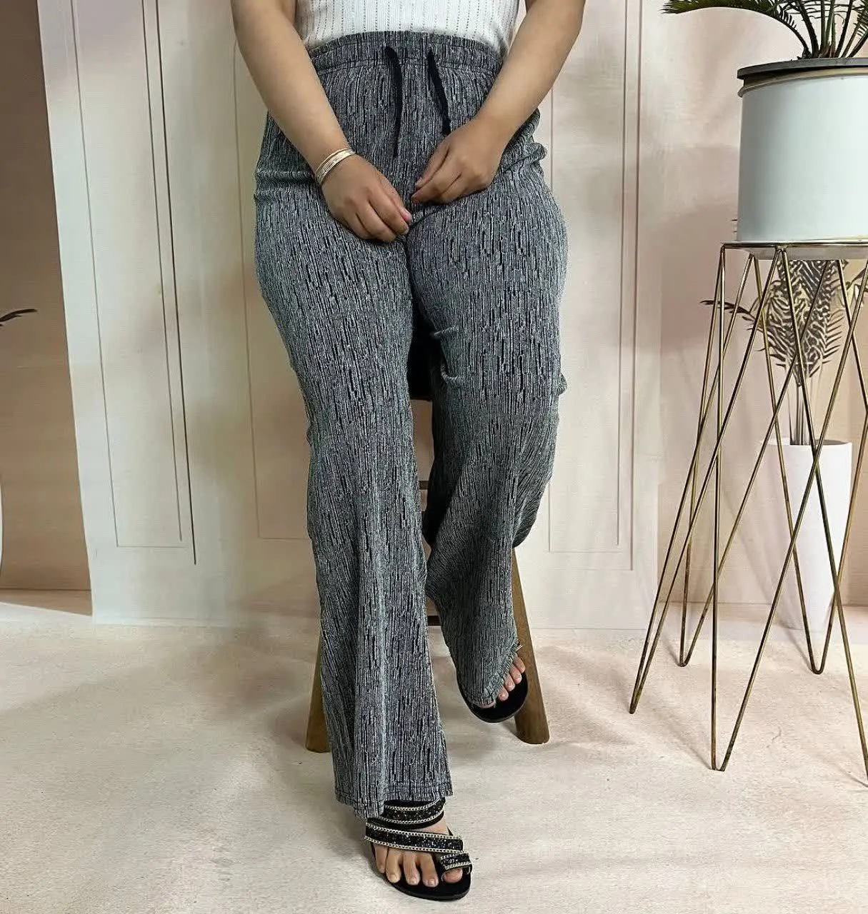 👖شلوار دامنی زری دار🥰