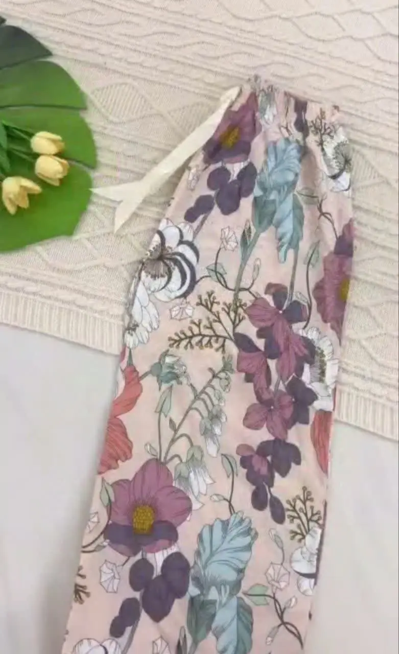 دامن شلواری نخی اورجینال وارداتی 
