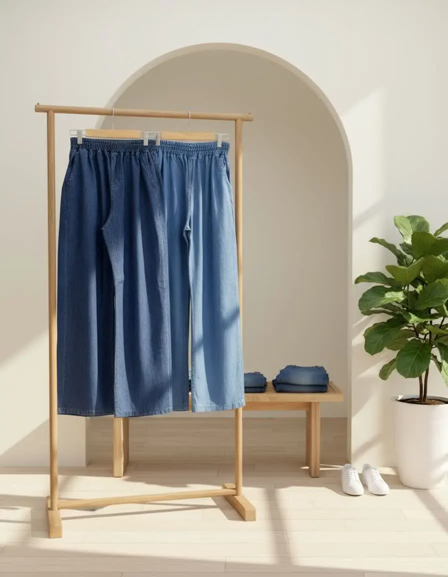 🛍 شلوار نیم بگ زنانه طرح سلنا