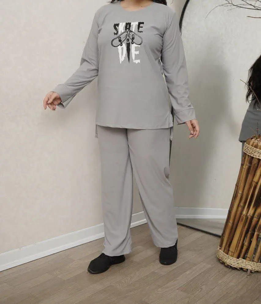 🖋نام: تونیک شلوار چاپی اسکات
