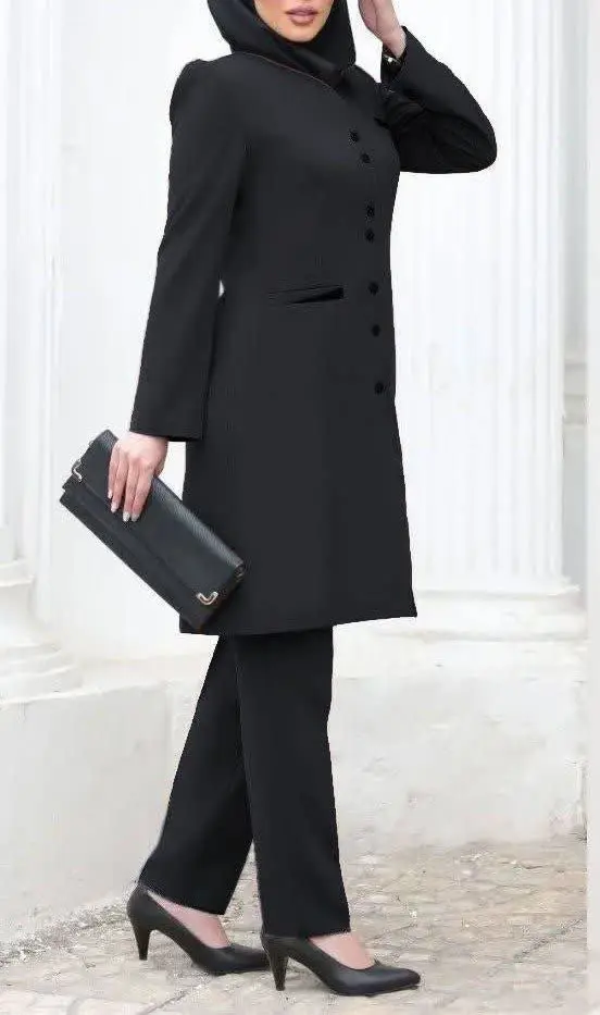 نام: ست مانتو شلوار اداری زمرد
