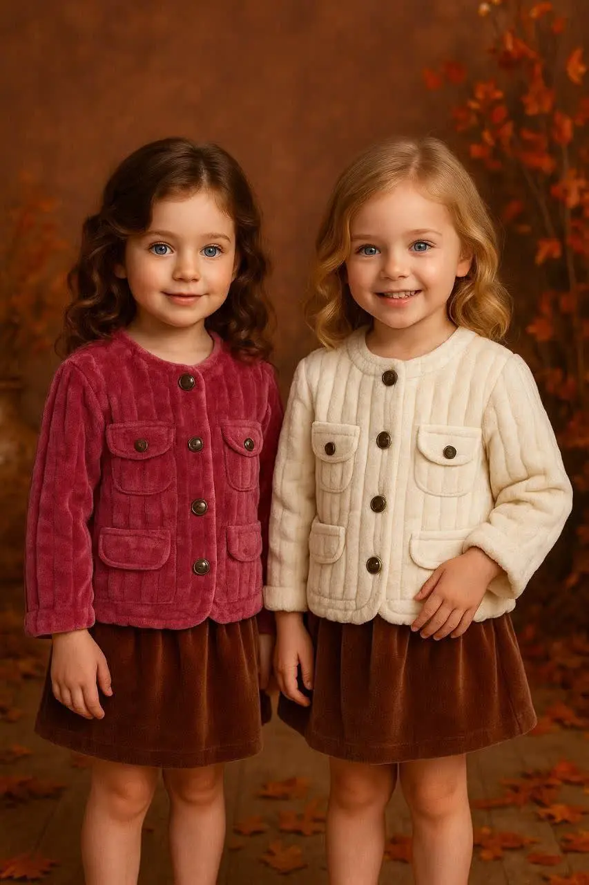 🎄 کت ریلی پولیشی دخترانه مه...