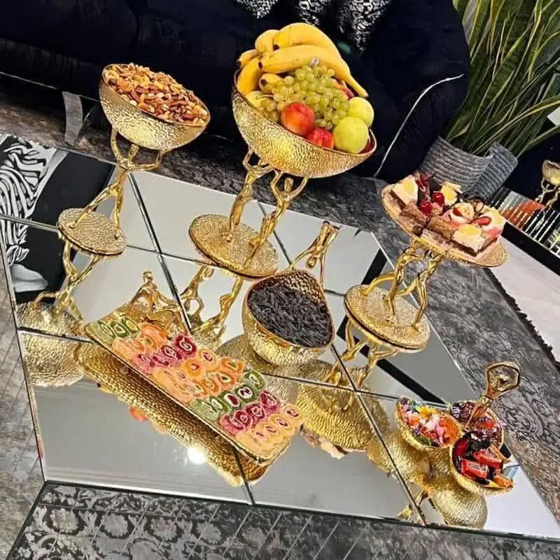 ست پذیرایی چکشی بالرین طلایی