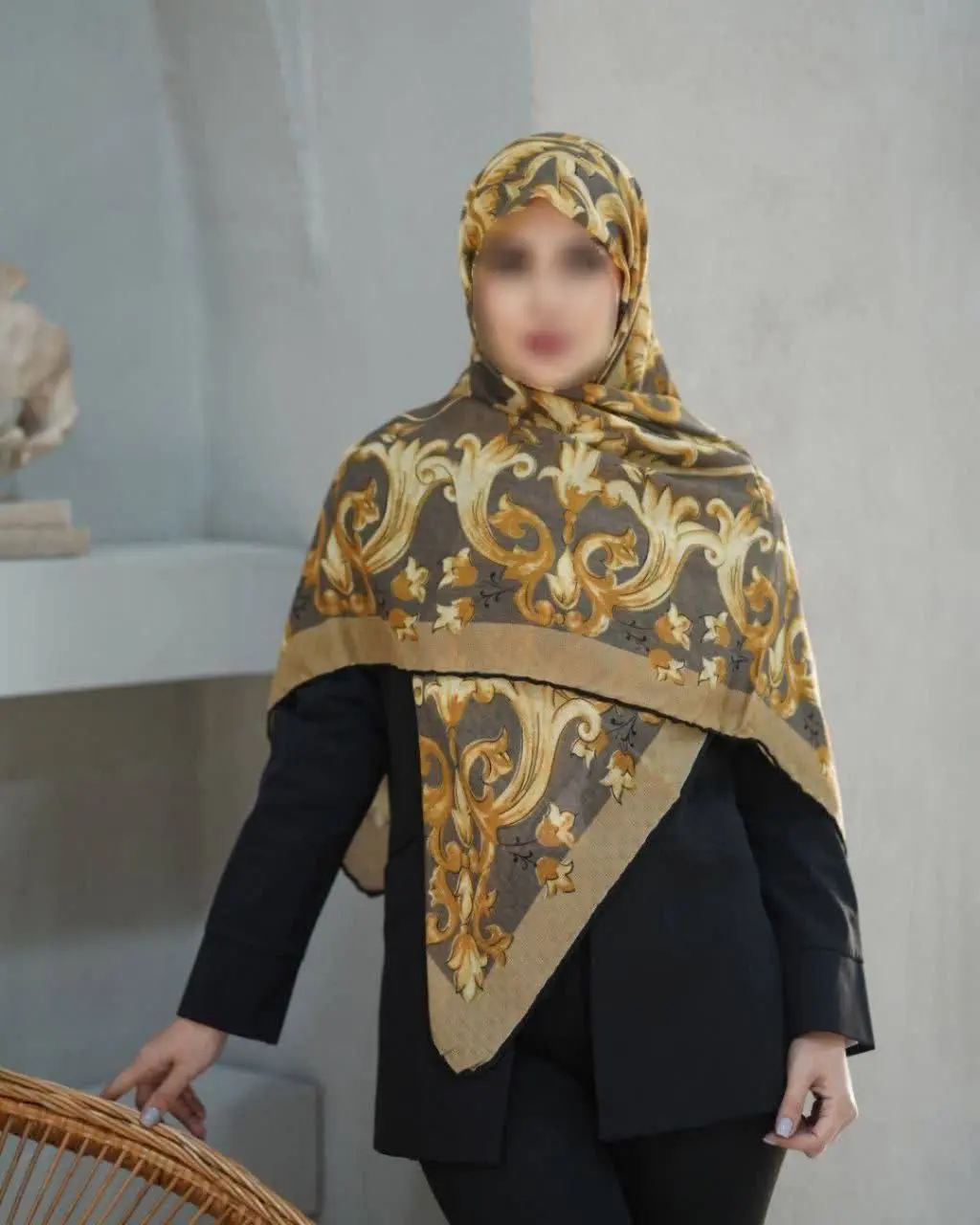 ✨روسری نخی سوپر نخ گارزا❤️