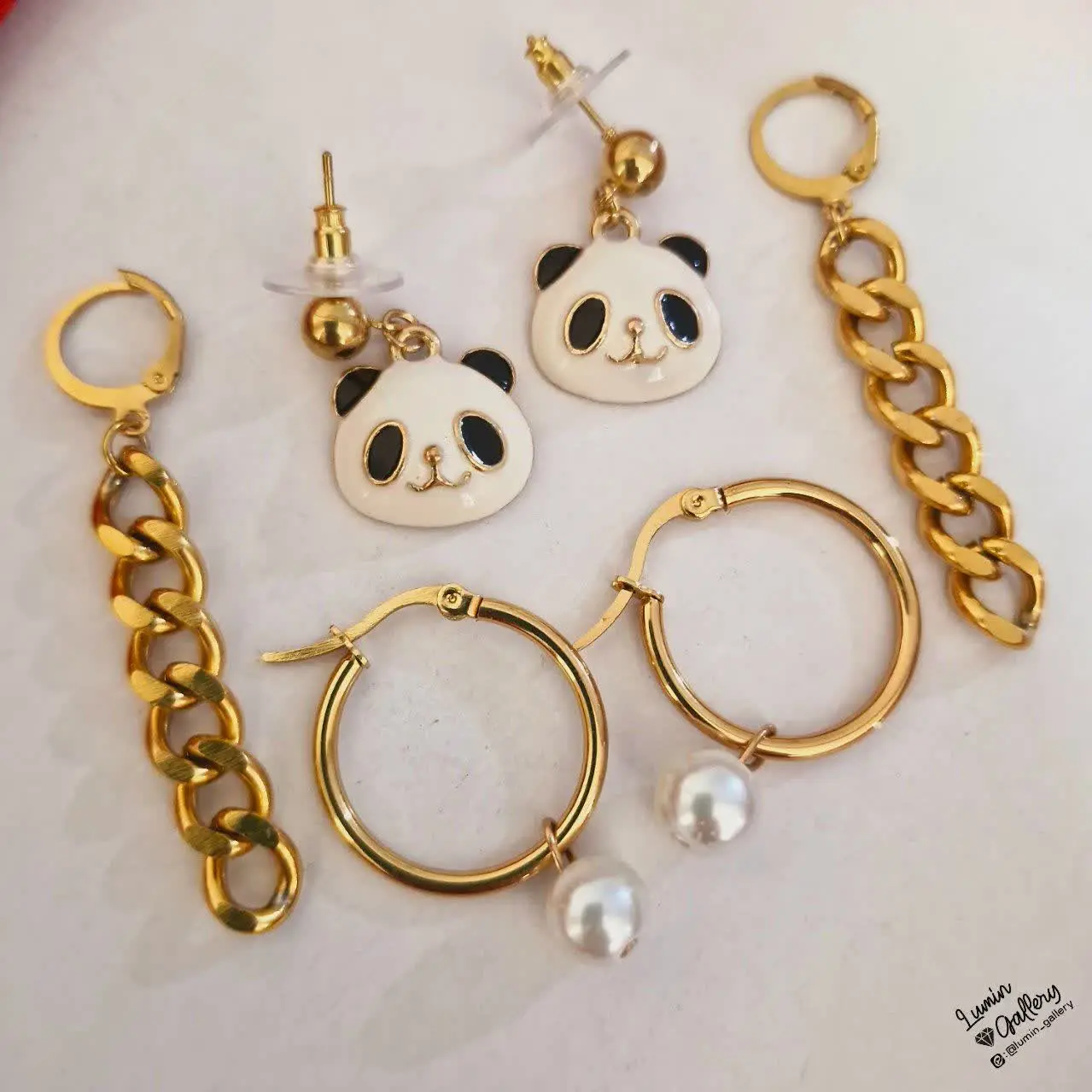 پک #گوشواره ۳ تایی 
