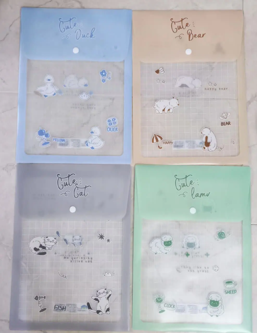 پوشه دکمه دار عمودیA۴🥰