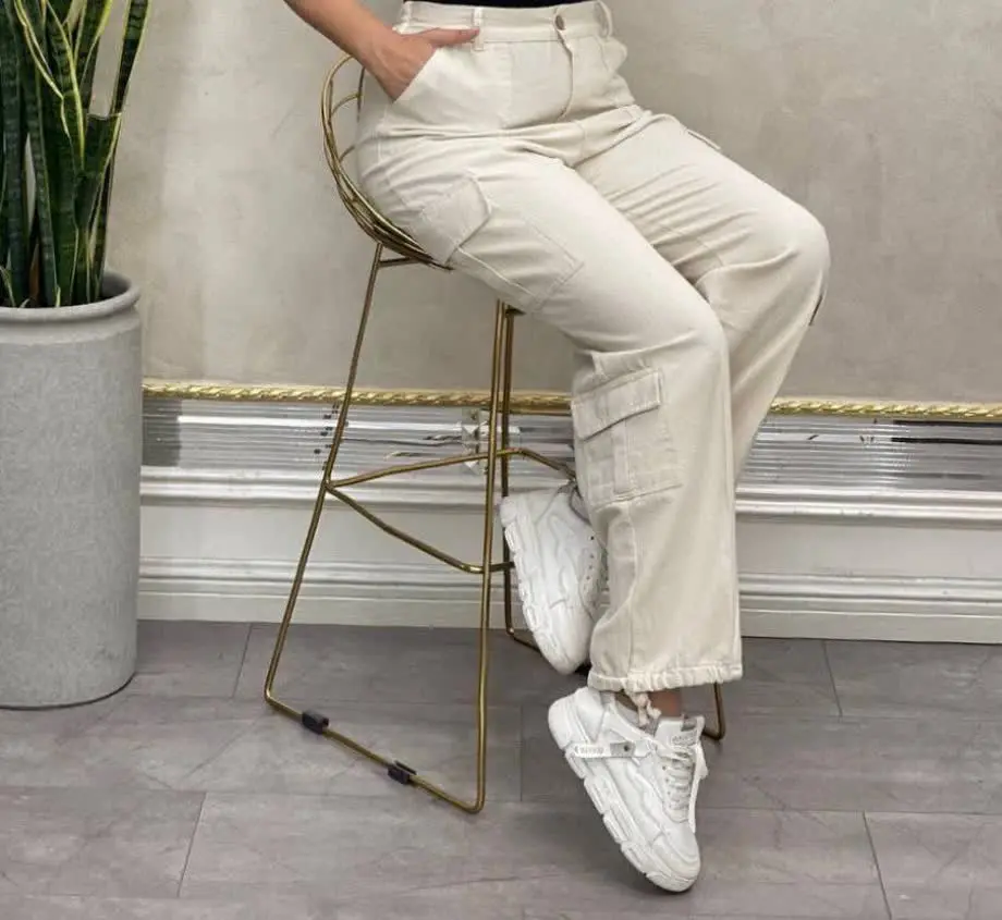 👗نام: شلوار کارگو دمپا گت دار💥💫
