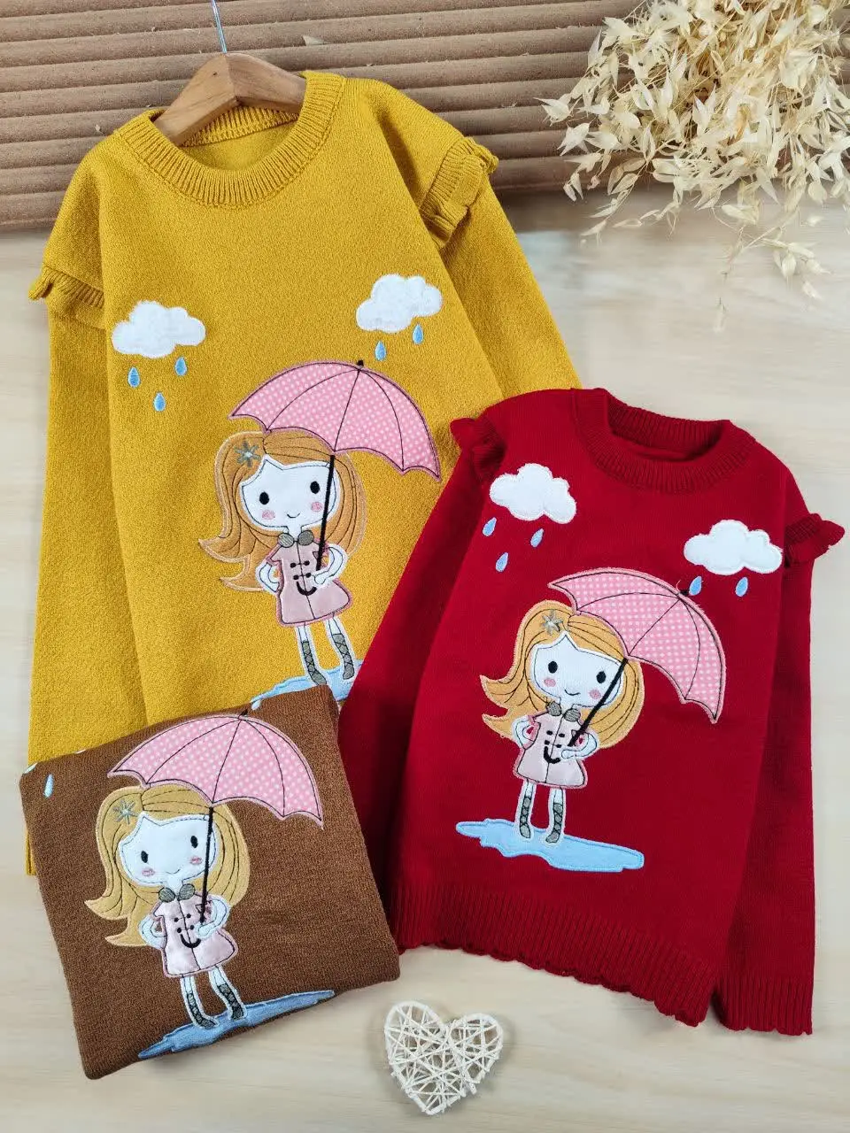 بلوز بافت دختر بارانی