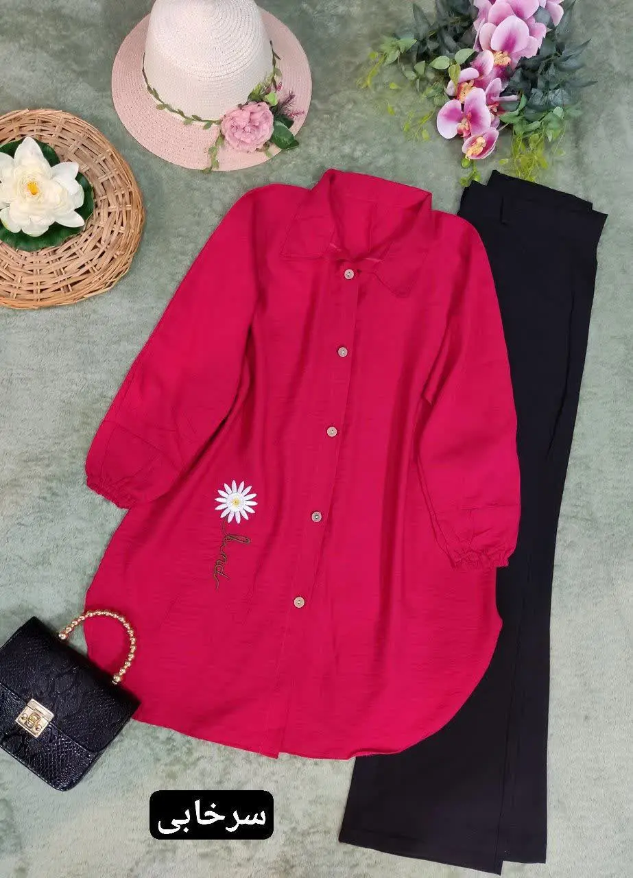 ❤️نام: شومیز گلدوزی بابونه
