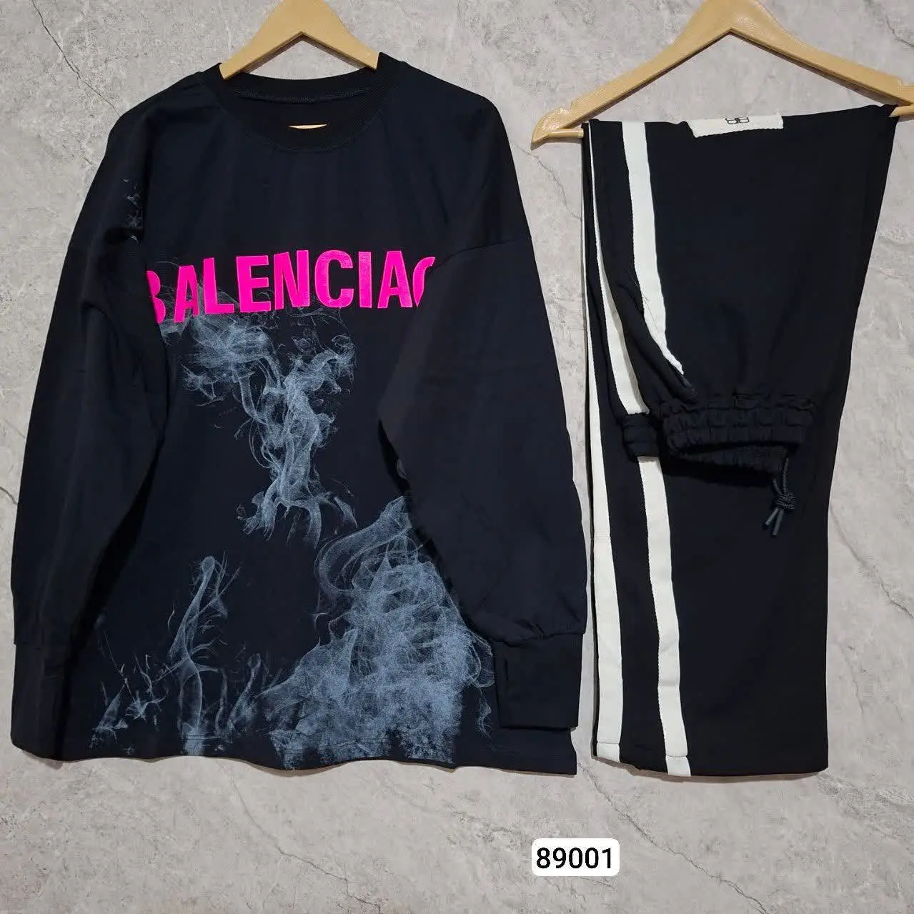 ست فینگر دار و شلوار بگ نوا...