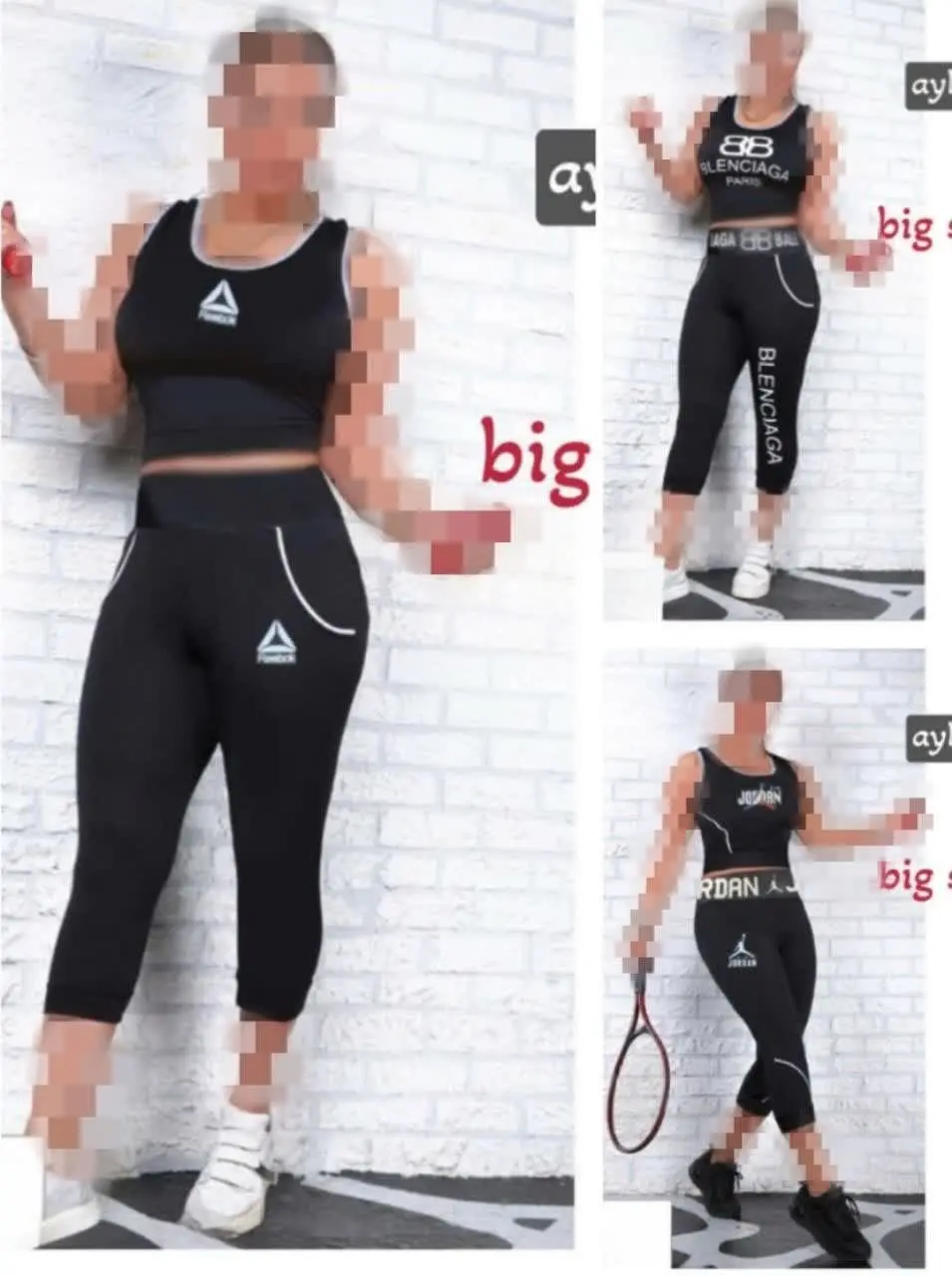 کراپ و لگ ورزشی
