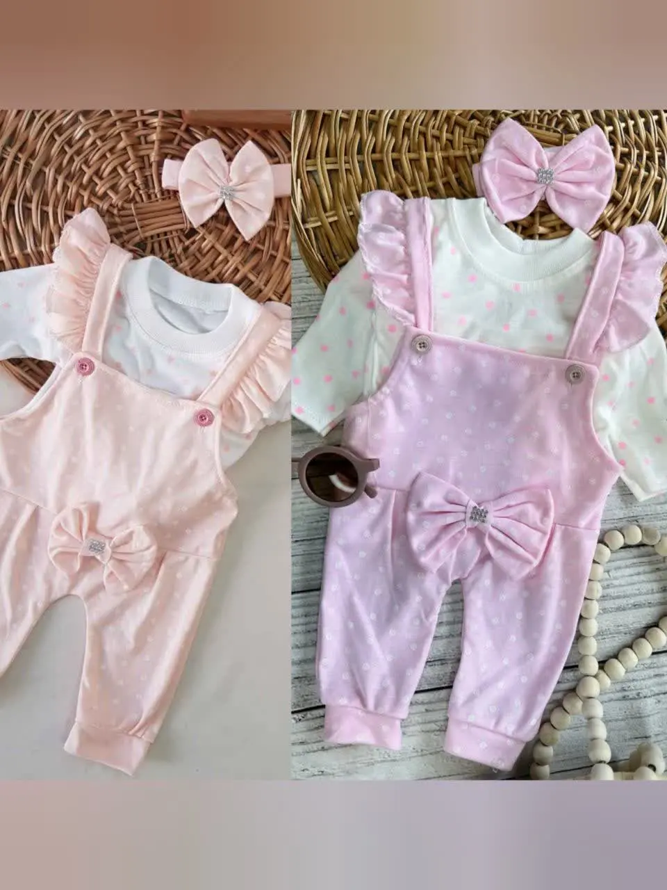 سرهمی پیشبندی پاپیون خالدار 🎏
