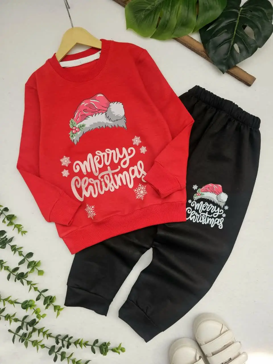 بلوز شلوار دخترانه کریسمس 
