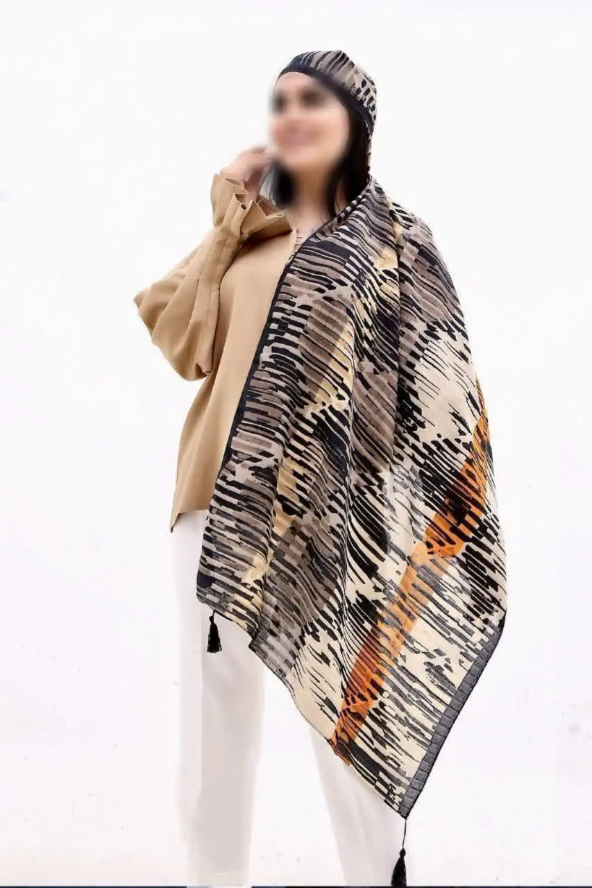 📌یه شال اسپرت نخی شیک که با...