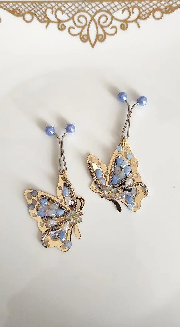 ⚜گیره لاکچری پروانه 🦋 سه بعدی⚜
