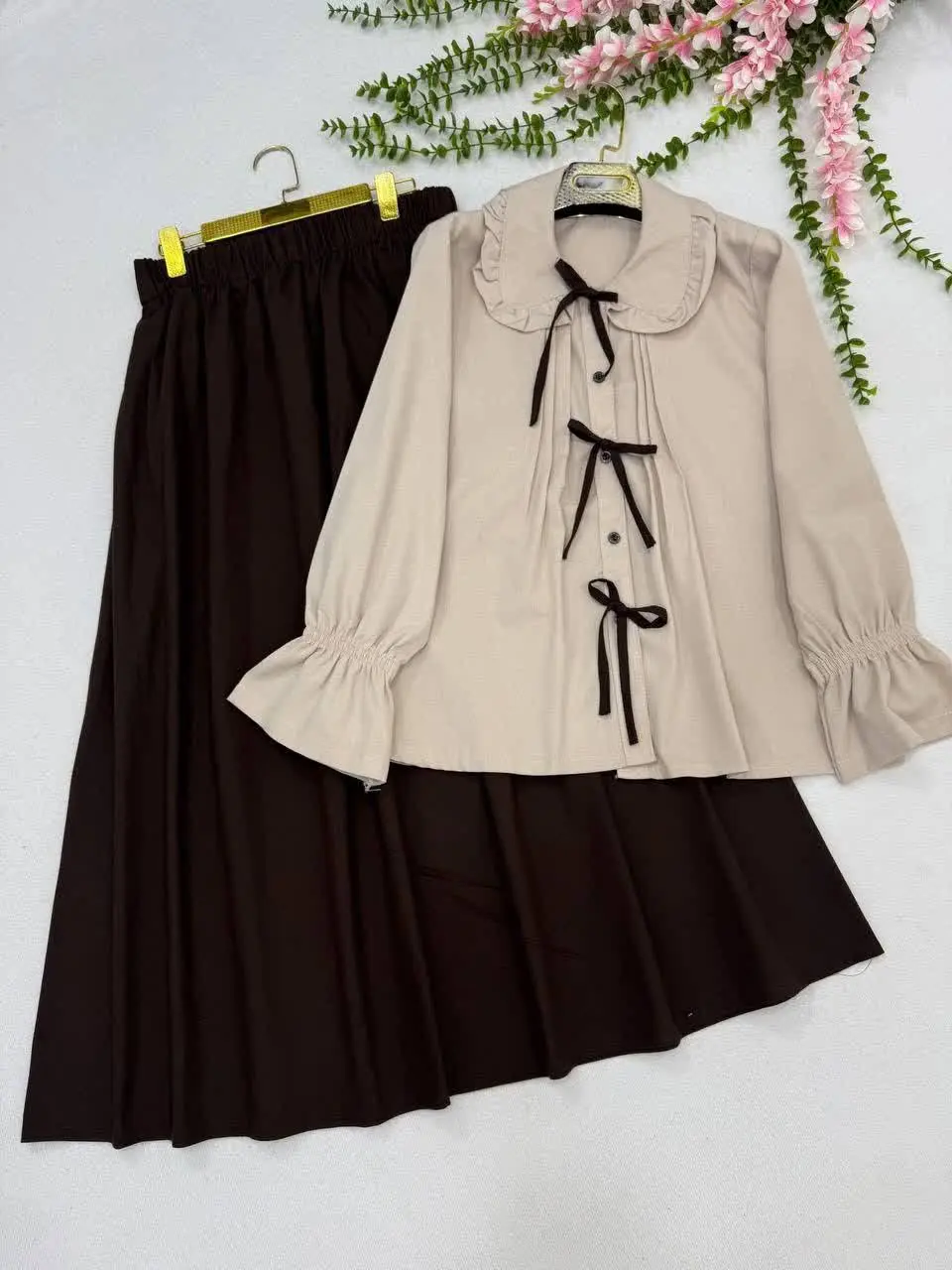 🔹نام: شومیز دامن شکلات