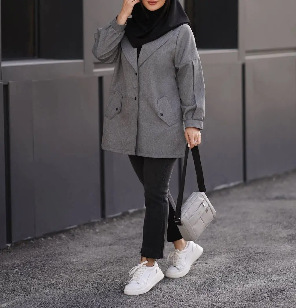 ✅ مانتو کوتاه دانشجویی🫰