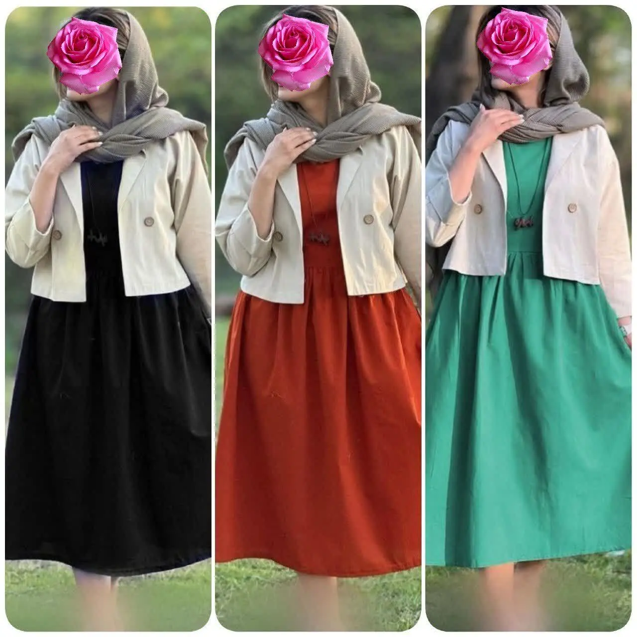 ❤️نام: کت و سارافن مدل رامونا
