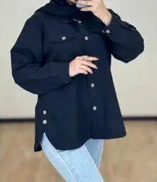 مانتو شانتون بغل دکمه