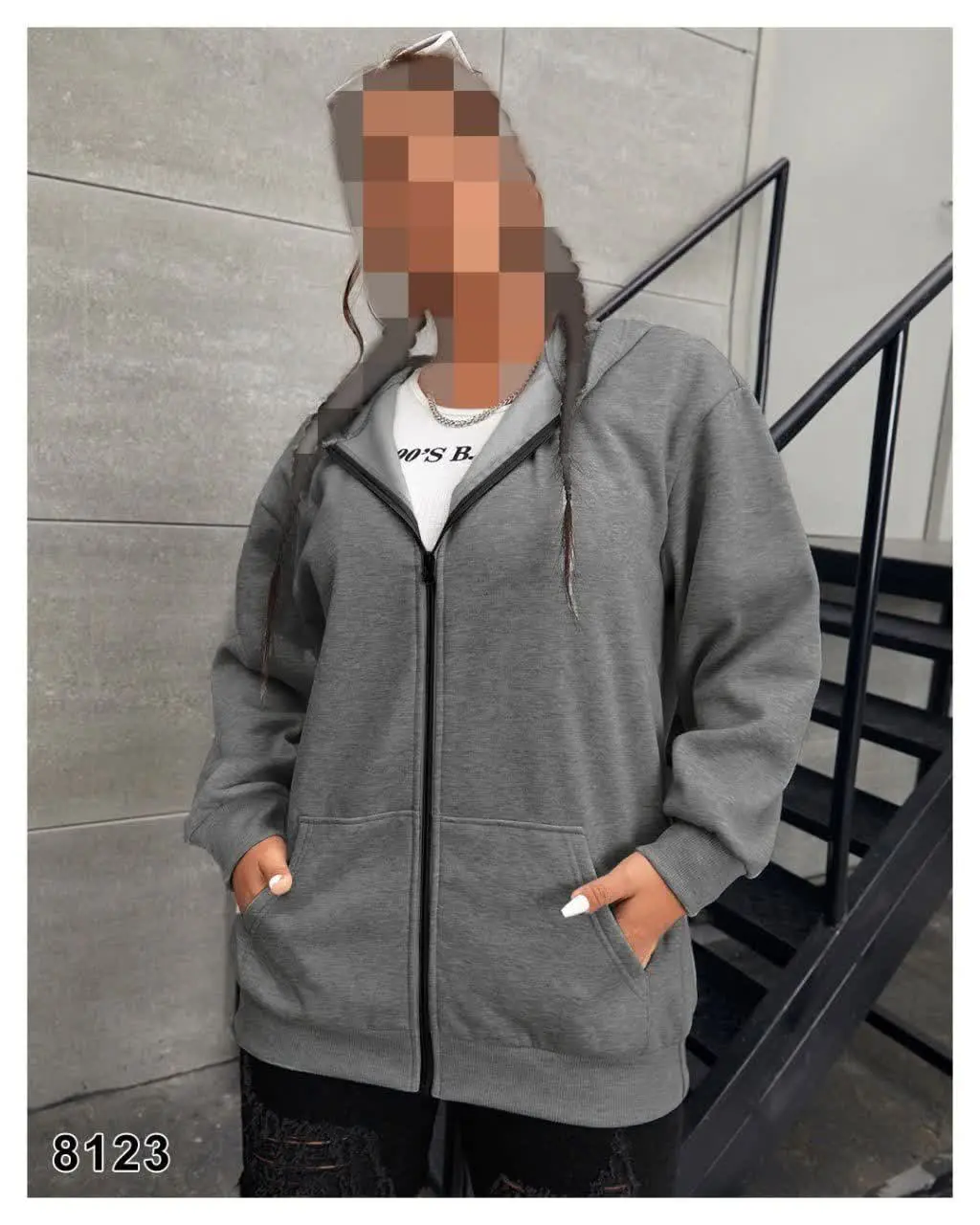 هودی جلو زیپ کلاهدار