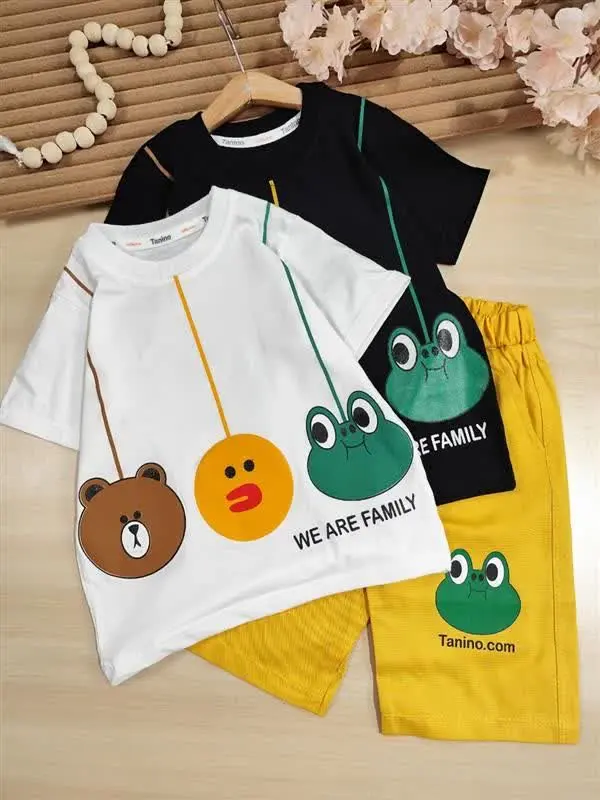 🐤تیشرت شلوارک دوستان بامزه🐸
