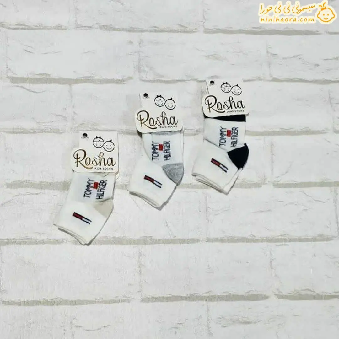 جوراب نقلی گوشدار وکالج ساده