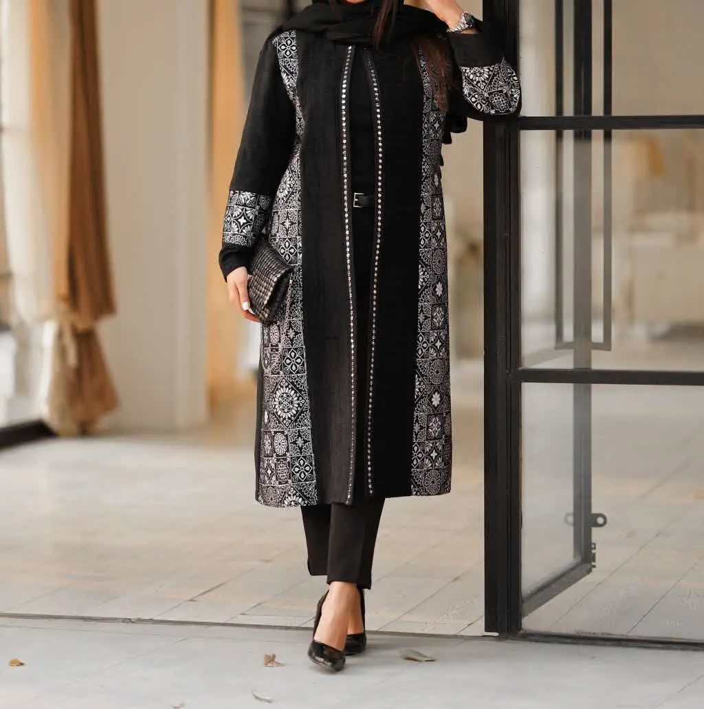 🛍نام: مانتومزونی بلند اطلس🥹🤌
