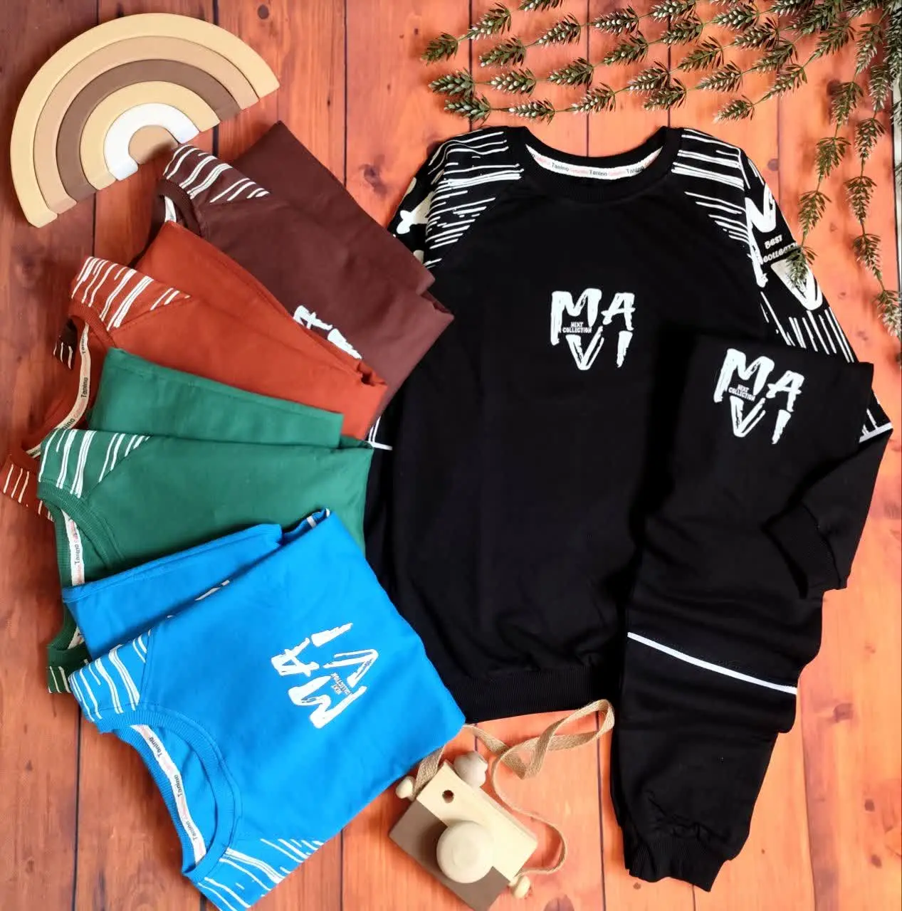 😍ست بلوز و شلوار طرح MA، آس...