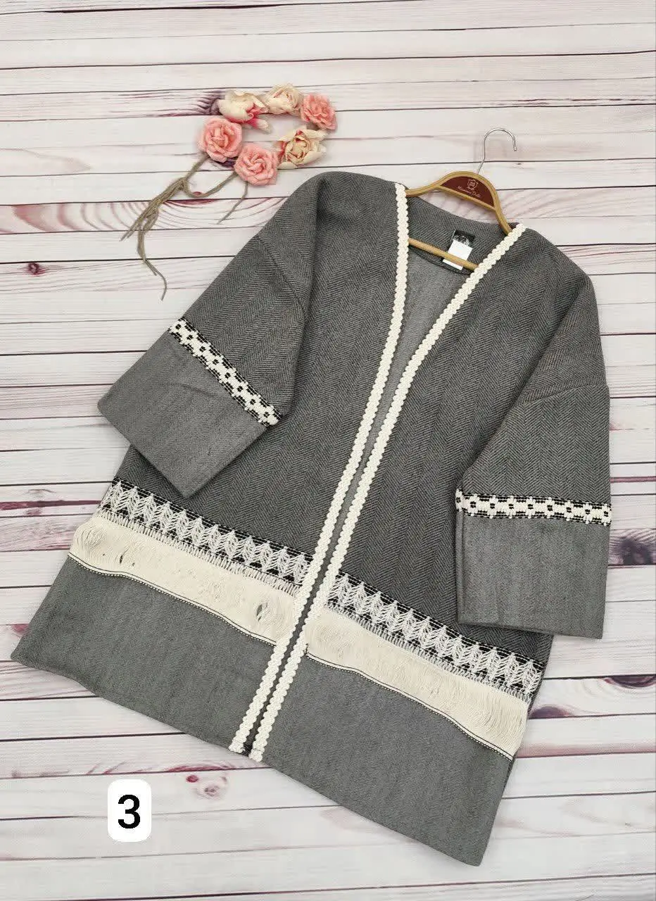 🖋نام: #پالتو کتی قواره دار ثمین 😍
