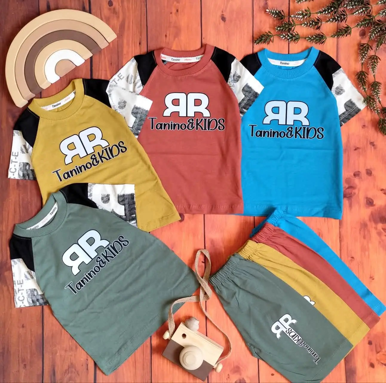 😍ست تیشرت وشلوارک BB، جنس پ...