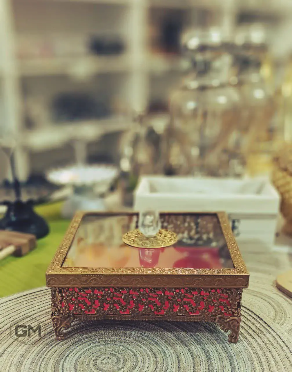 شکلات خوری گل رز آتیک
