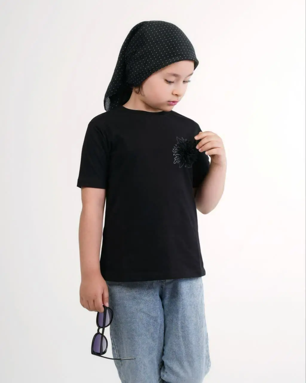 تیشرت تک گل 
