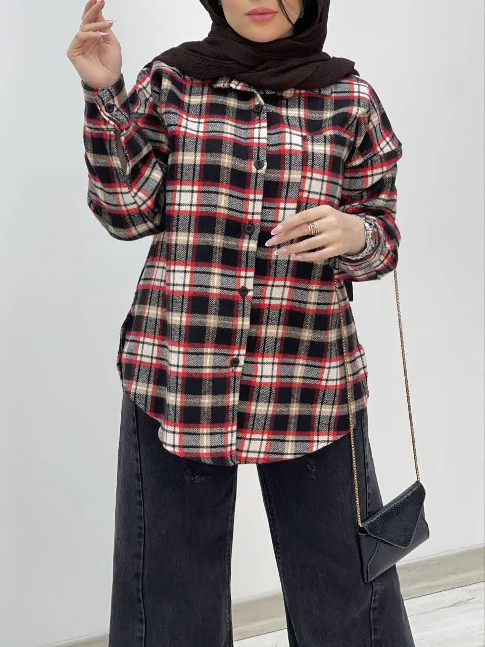 🛍نام: چهارخونه پاییزه صدف🍂