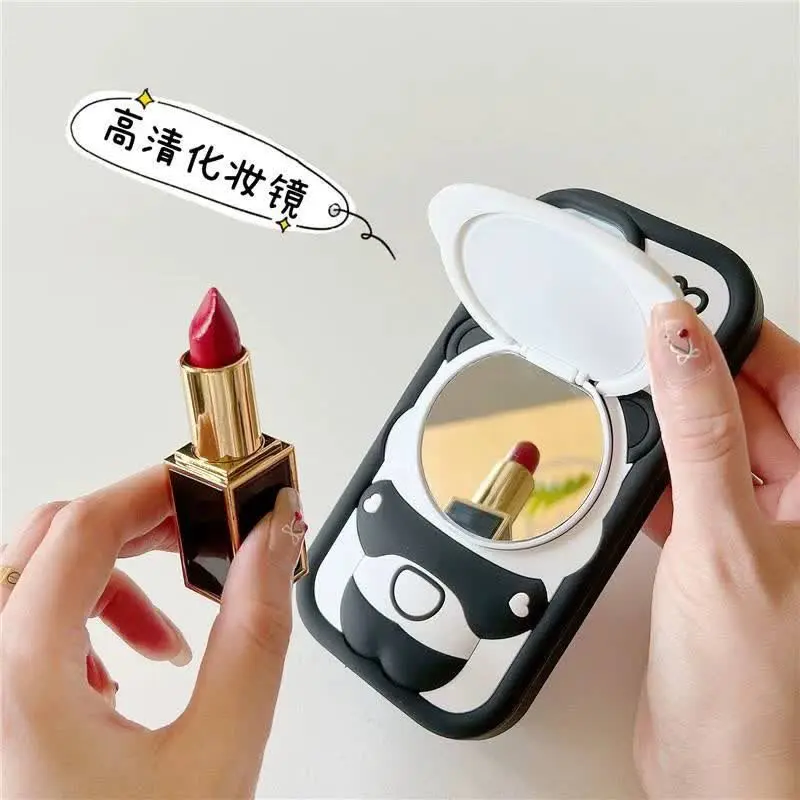 📱مدل قاب: قاب عروسکی پاندا آینه دار یک وسیله کاربردی به همراه زیبایی مخصوص انواع #سامسونگ #شیائومی و #آیفون 
