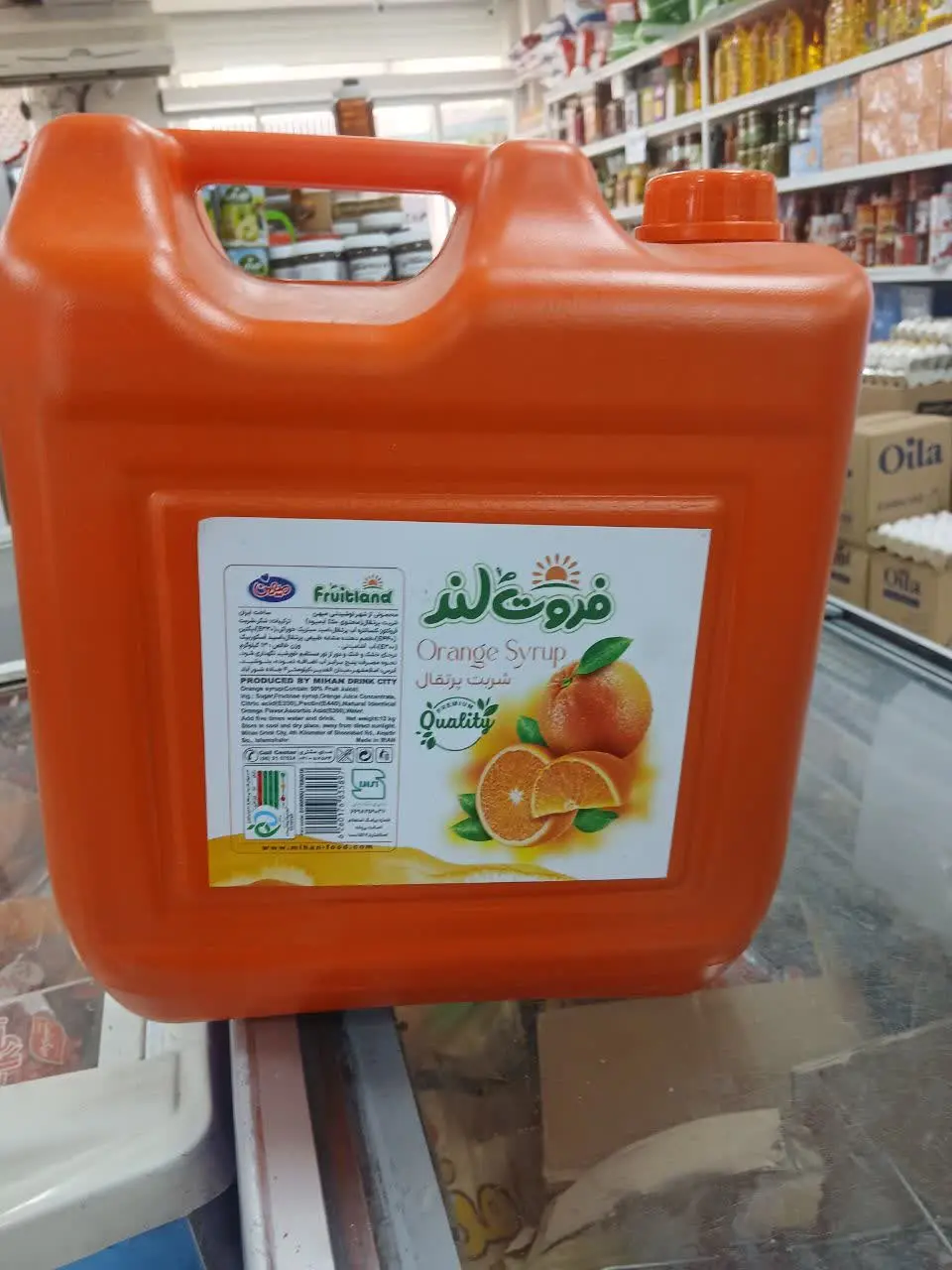 شربت دبه ۱۳کیلویی میهن فروت لند
