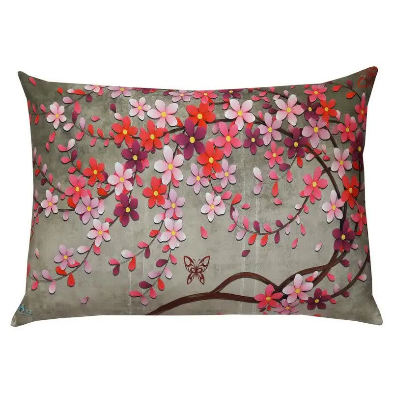 روبالشت مخمل اعلا طرح شکوفه
