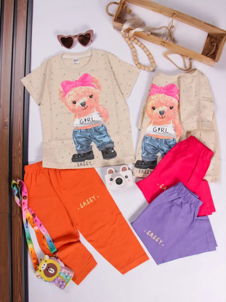 💢تیشرت ساپورت تدی پاپیون سر💢
