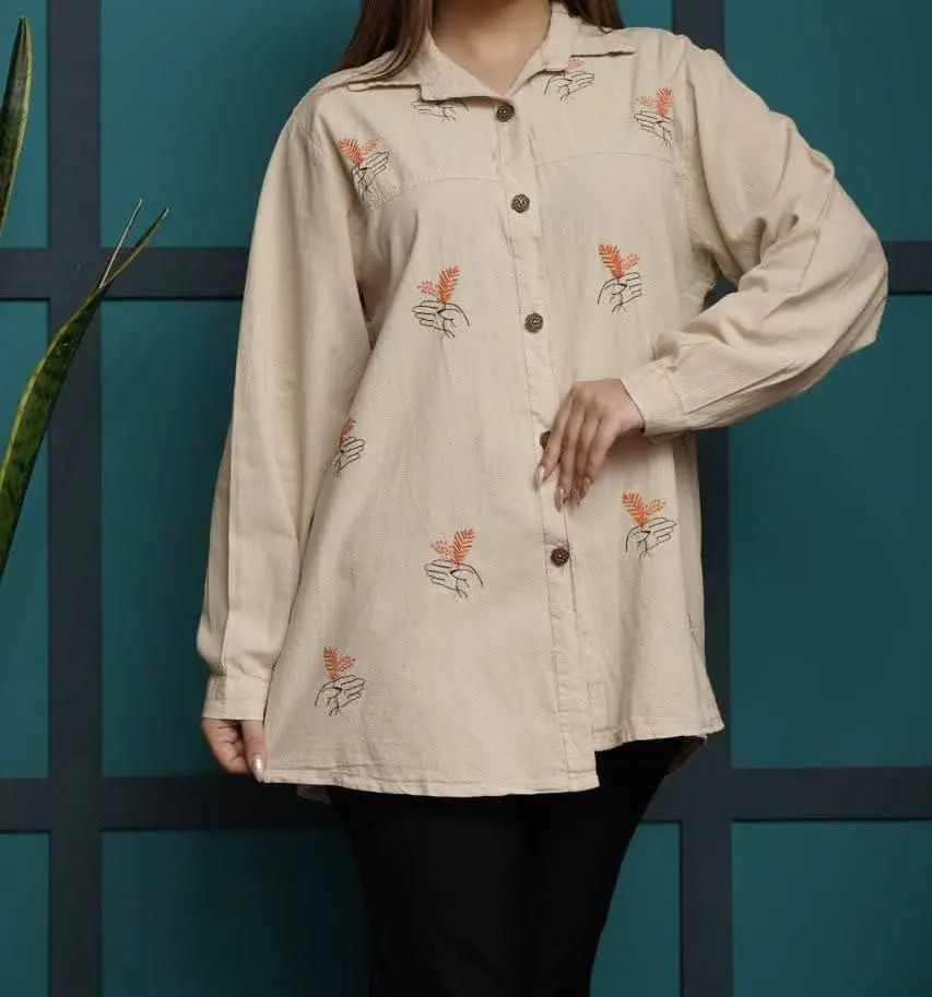 💞مانتو گلدوزی شده خاص گندم💞
