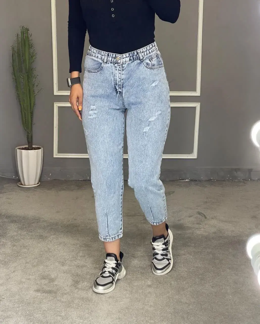 شلوار مام فیت
