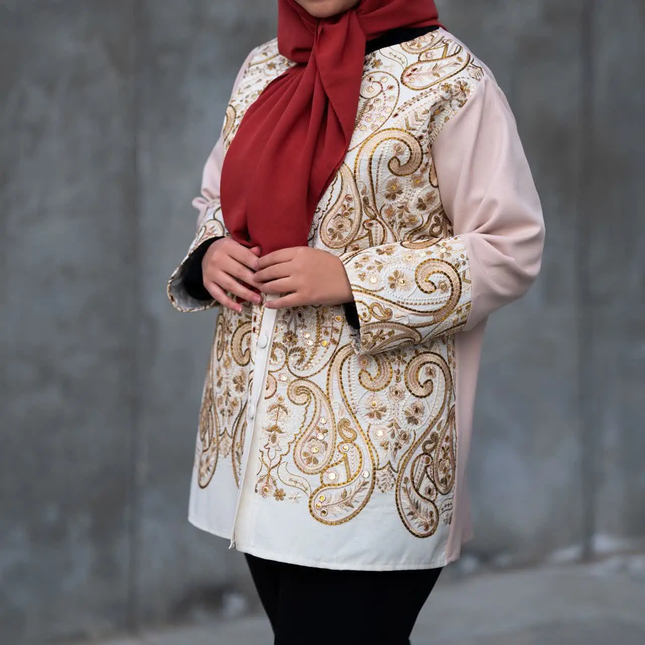 🎊 #کت مجلسی سوزن دوزی عیدانه 🥰
