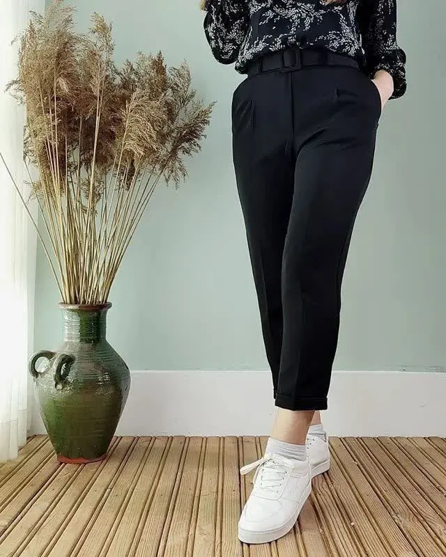 شلوار مازراتی کمربنددار