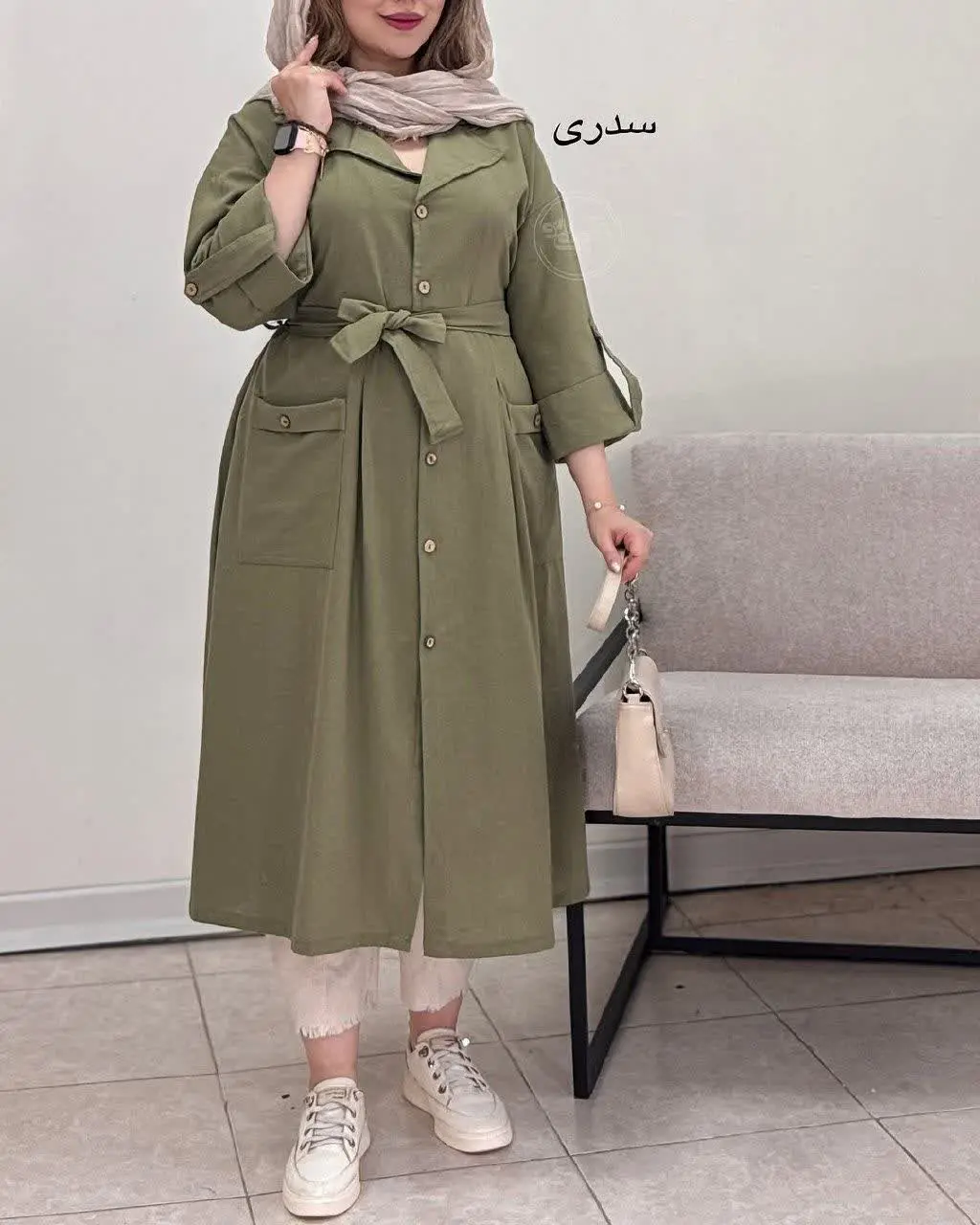 👚نام: مانتو بلند ارغوان