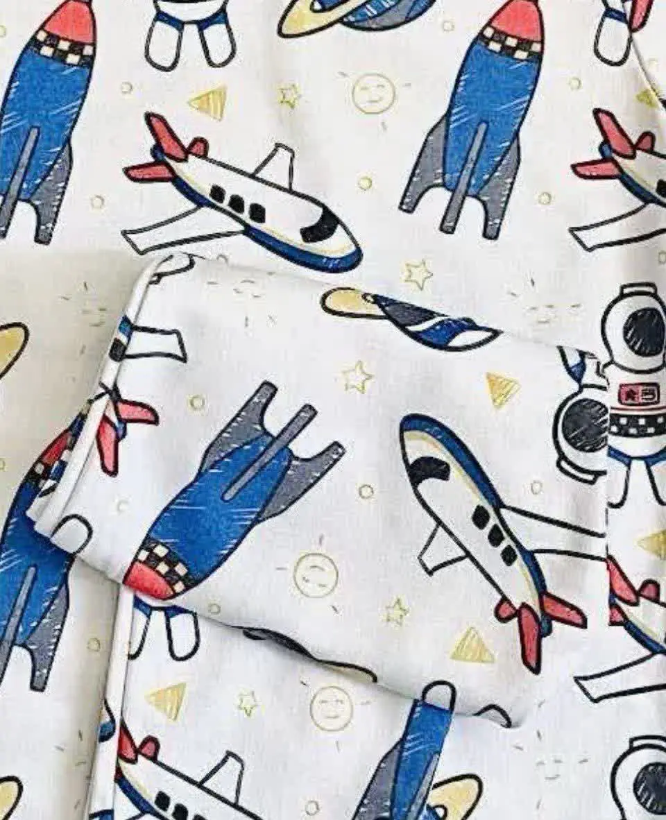 ست راحتی تیشرت شلوار فضانورد
