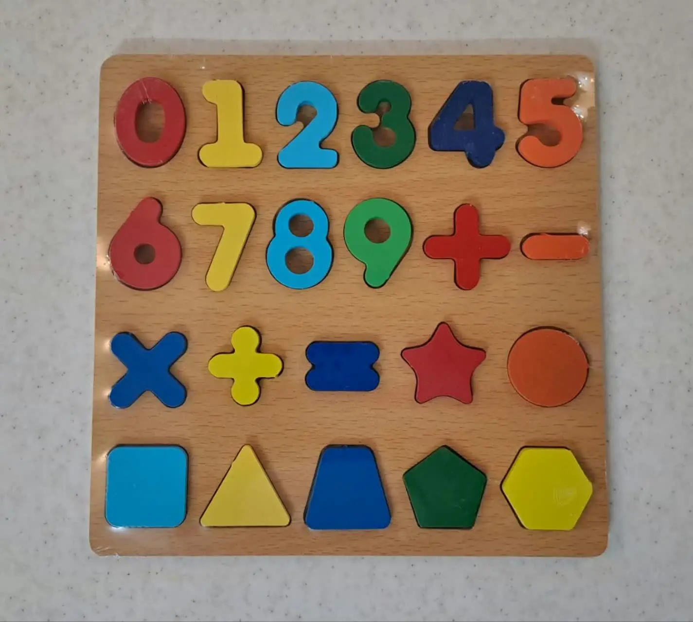 نام: پازل چوبی اعداد و اشکال
