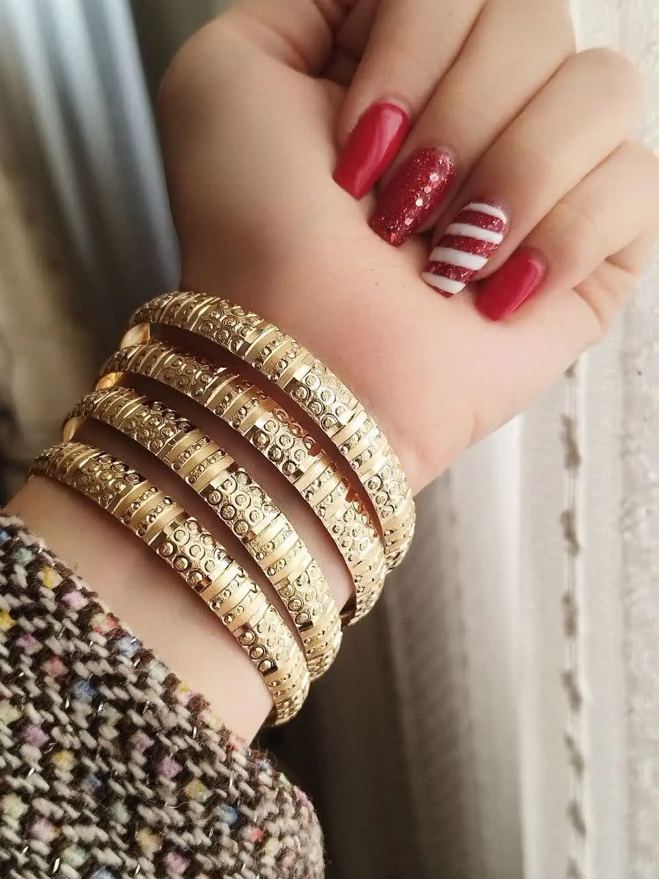 #النگو طلاروس طرح طلا دارای #ضمانت ۵ساله 🥰💫🤩
