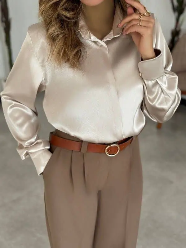 👚نام: شومیز ساتن لیلا
