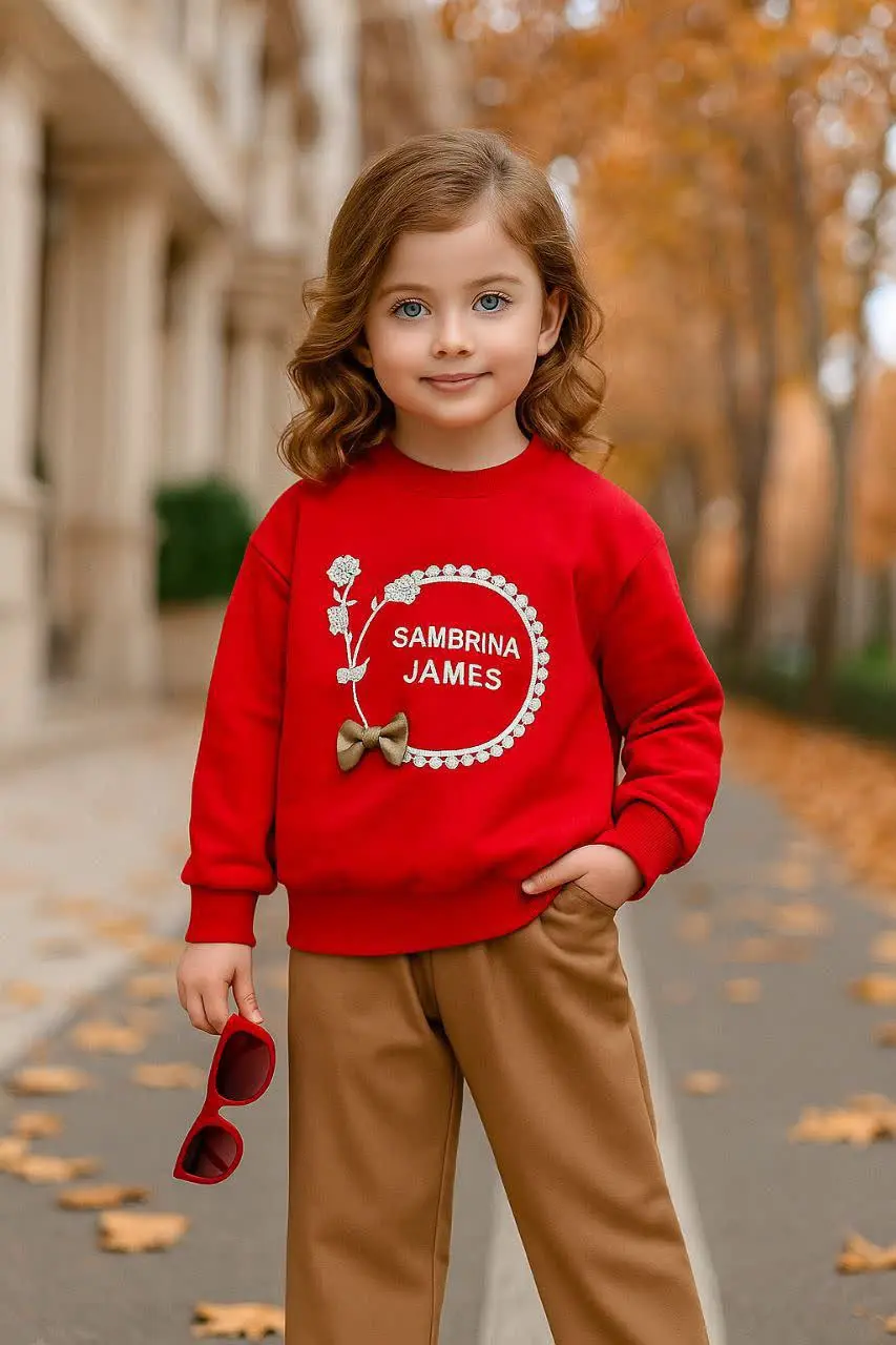 🎄 بلوز شلوار کتان گلدوزی شا...