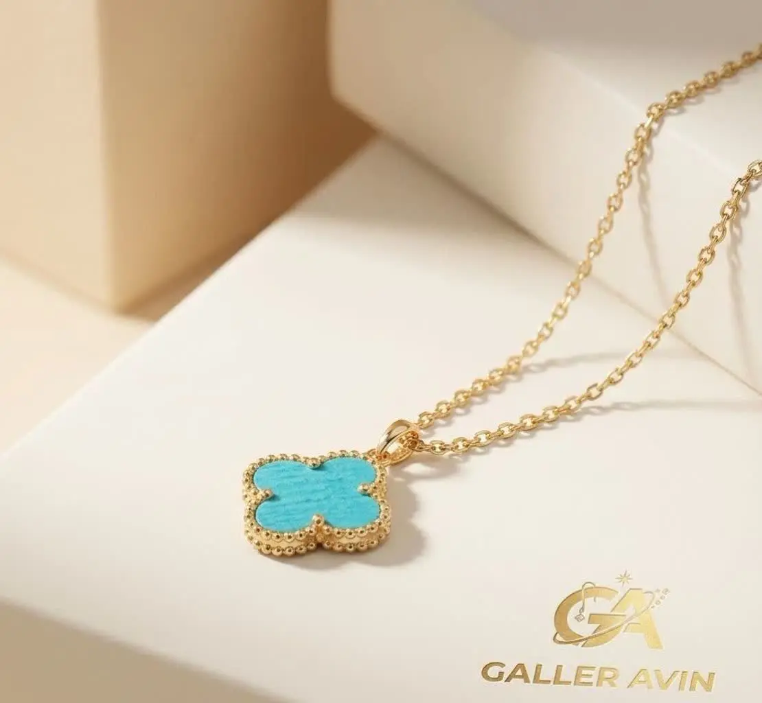 - گردنبند ونکلیف رنگ خاص