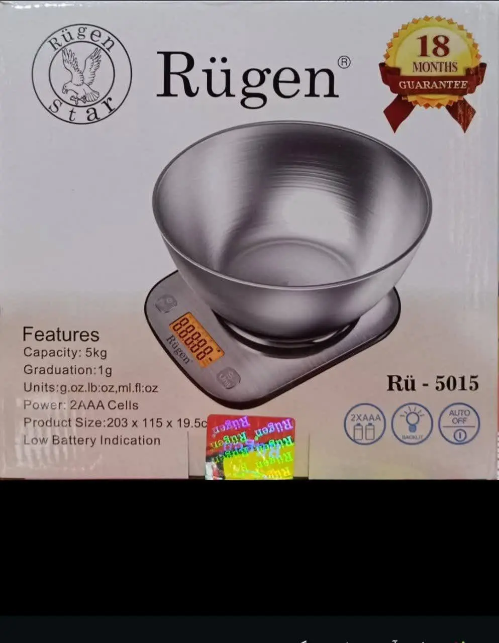 🏡 #ترازو_آشپزخانه_روگن
